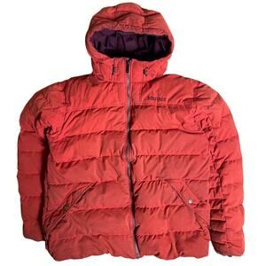 Marmot Goose Down 700 Size XL Zip Up Puffer Jacket Duck Down